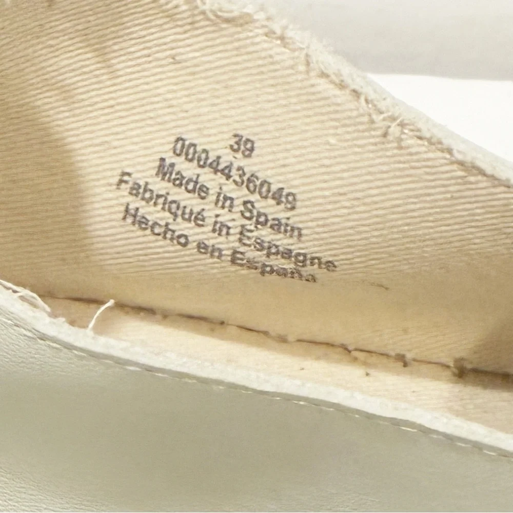 FREE PEOPLE Size 9 White‎ LAUREL CANYON ESPADRILLE SLIP ONS Shoes